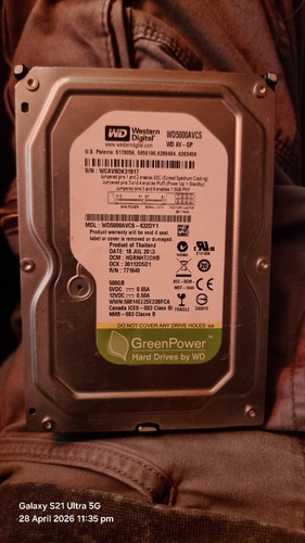 Western digital wd5000avcs - digital, 500