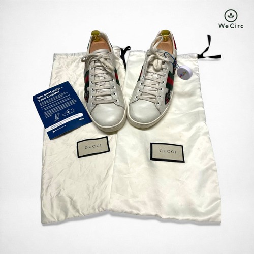 Gucci ace sneaker bianco - gucci, 38.5