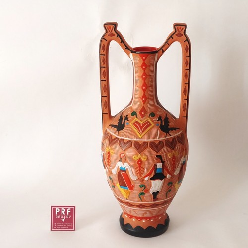 Grande anfora maiolica - in,