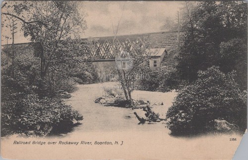 Cartolina railroad bridge over - railroad,