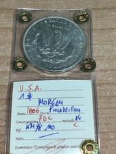 Dollaro Morgan 1886 FDC Periziato