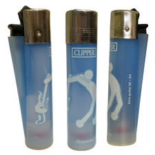 ACCENDINO CLIPPER DA COLLEZIONE EMO GUITAR 32 3/4 IL CHITARRISTA SPACCA CHITARRE