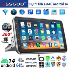 Schermo girevole 10,1" 1 DIN