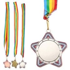  Kit 3 Pezzi Medaglie d'Oro in