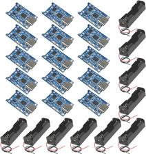 10 Pezzi Porta Batterie 18650