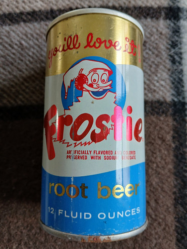 Frostie root beer pull tab - root,
