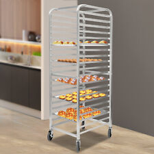 20-Tier Baking Rack with 4 Wheels for Easy Mobility and Storage