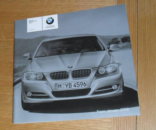 Listino prezzi bmw serie e90 - prezzi, 3