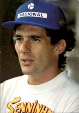 Cartolina formula 1 Ayrton Senna Olympia