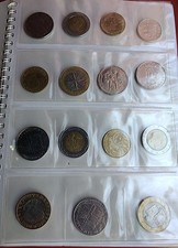 REP. SAN MARINO,RACCOGLITORE CON 55 MONETE LIRA, DA' 5 LIRE A 1000 LIRE, FDC