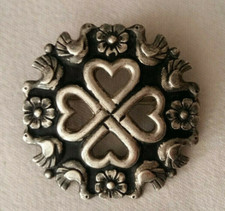 BROCHE argent massif KELT