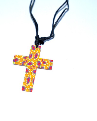 Collana con ciondolo - , croce