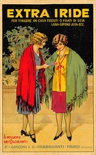 C2135) PRATO, GIACONI E C., EXTRA IRIDE PER TINGERE TESSUTI O FILATI.