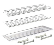 Scolapiatti incasso in metallo