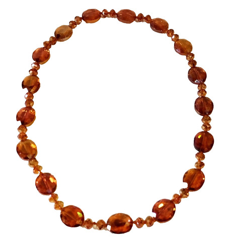 Collana con perle resina - di,