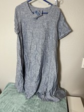 Yuvita 100% Linen Tunic Dress