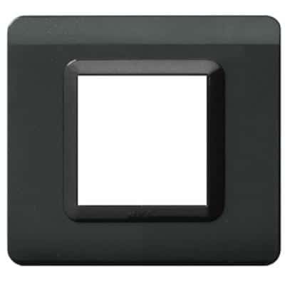 Placca tecnopolimero grigio - placca, 44