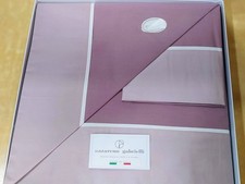 COMPLETO LENZUOLA LETTO MATRIMONIALE 2 POSTI NAZARENO GABRIELLI 100% COTONE