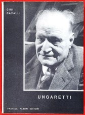 CAVALLI, Gigi - Ungaretti -