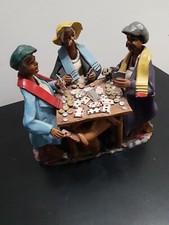 Statua In Ceramica "IL BARO" Prodotta In Sicilia Caltagirone Fatta a mano Italy