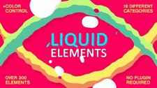 300+ elementi liquidi!!! After effects CS5, CS5.5, CS6 - Drag-n-drop facile da usare
