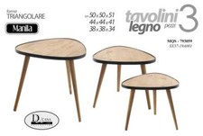 3 TAVOLINI TAVOLO TRIANG