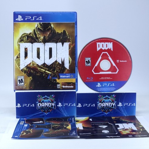 Doom ps4 cib - cib, w/