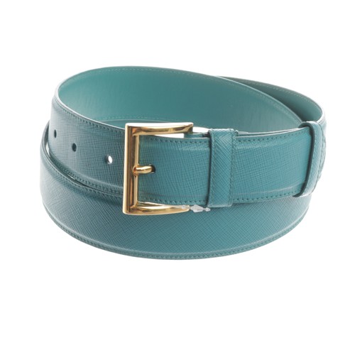 Cintura prada blu ottima - cintura,