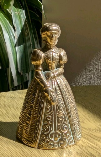 Antique victorian brass bell - antique,