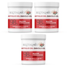 Artiglio del Diavolo Forte Gel al 98% 3x550ml BELL'ITALIABIO BELLITALIABIO
