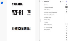 Yamaha R1 1998 - 2003 Manuale