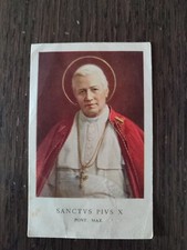 Papa Pio X, Holy Card