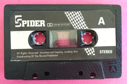 Musicassetta spider vintage - musicassetta,