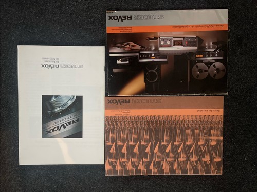 Studer revox libretti - studer,