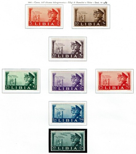 Francobolli colonia libia - francobolli,