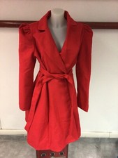 SHEIN ❤️RED COAT WITH BELT