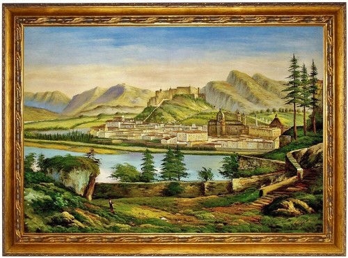 Quadro olio salisburgo - quadro,