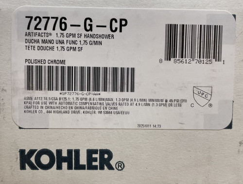 Kohler 72776 cp artifacts - kohler,