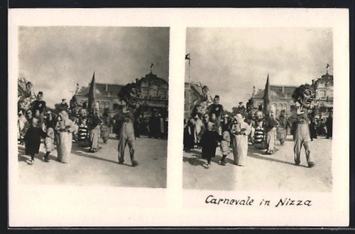 Cartolina stereo nizza - stereo,