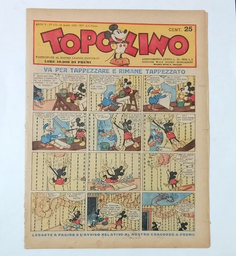 Topolino giornale 172 - topolino,