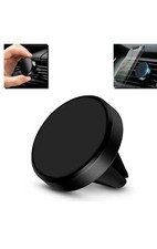 Mini Supporto Magnetico Auto Bocchette Aria Universale per Porta Cellulare Nero