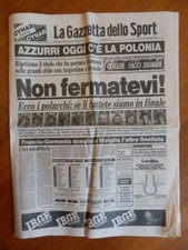 GAZZETTA DELLO SPORT 1982 Calcio Mondiali Spagna giornale 137