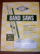 Vtg W.O Barnes Co Catalog~Band