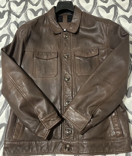 Giacca pelle uomo vintage - giacca,