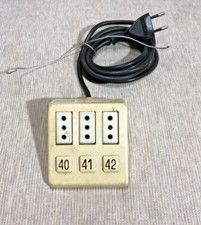 N. 3 prese elettriche da 10A con prolunga vintage
