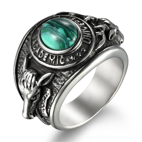 Anello punk uomo acciaio - anello,