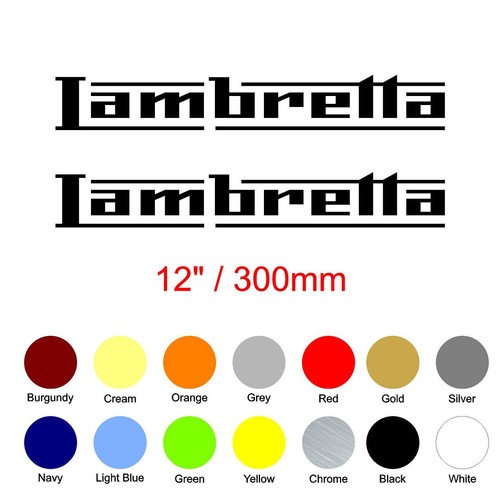 Set adesivi lambretta - 12", /