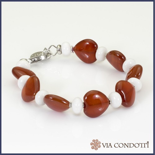 Bracciale donna con cuori - da,