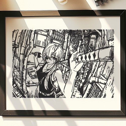 Disegnato mano non una - a,