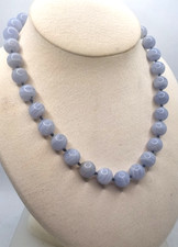 COLLANA AGATA BLU    AGATA  PIZZO   CALCEDONIO